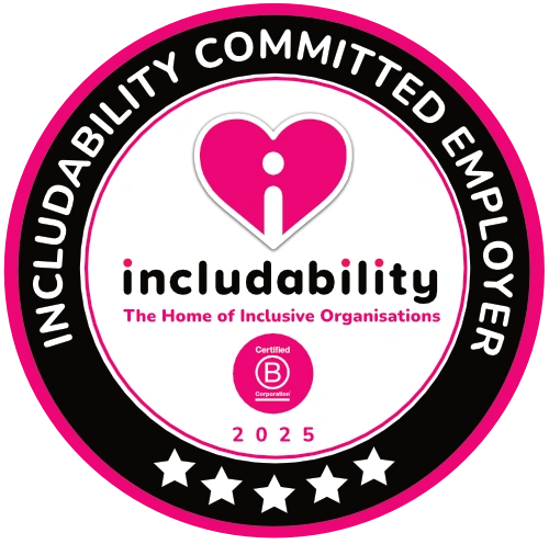 Includability Committed Employer logo